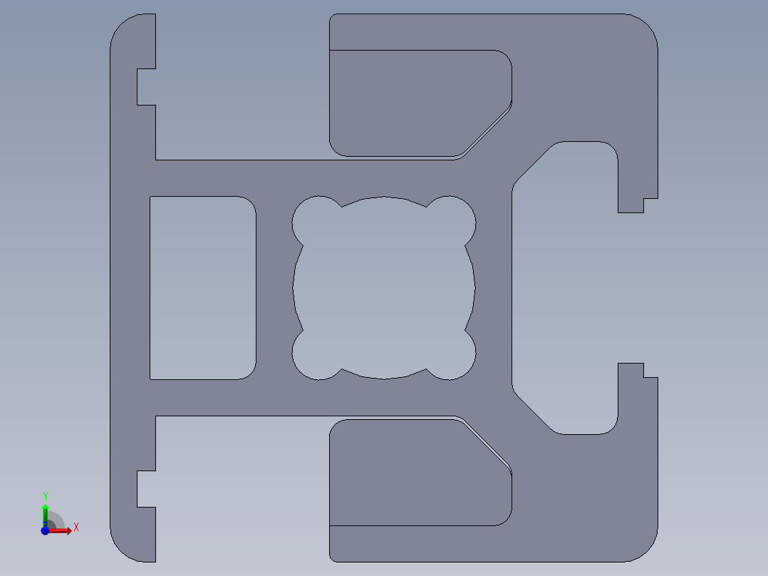 铝型材及其附件1.21.30.030030.02P前视图