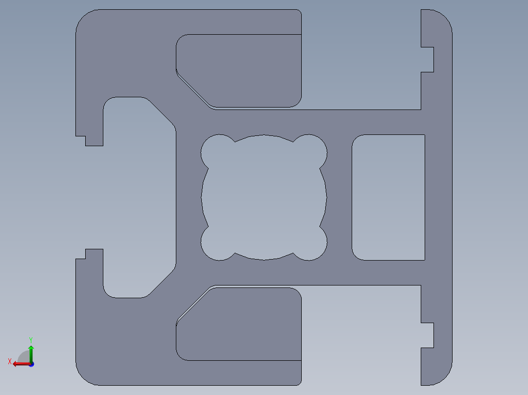 铝型材及其附件1.21.30.030030.02P后视图