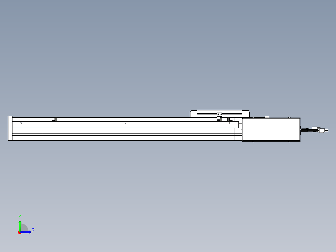 威洛博LB.GB同步带传动--欧规系列LB6A-L65-S450-BR左视图