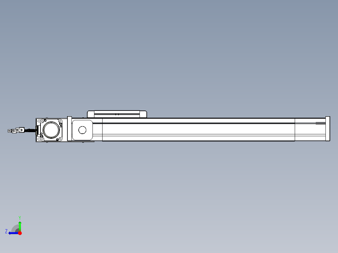 威洛博LB.GB同步带传动--欧规系列LB6A-L65-S450-BR右视图