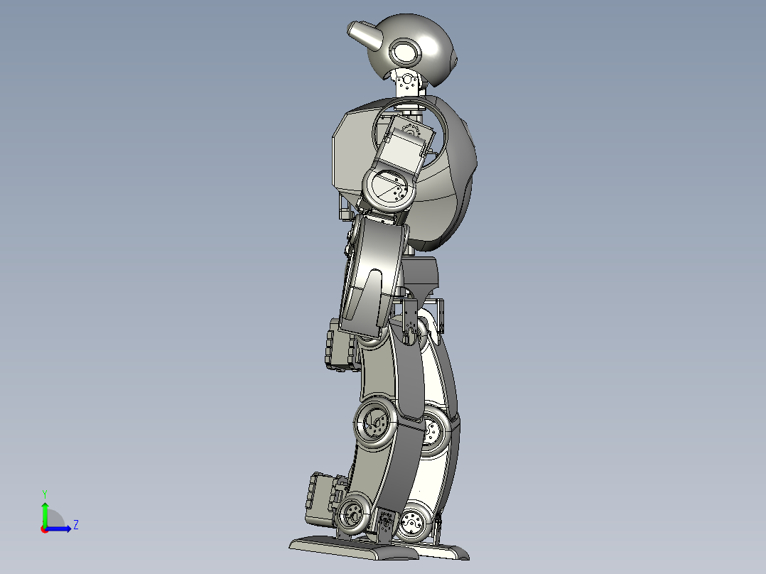 剪刀手机器人（结构复杂）左视图