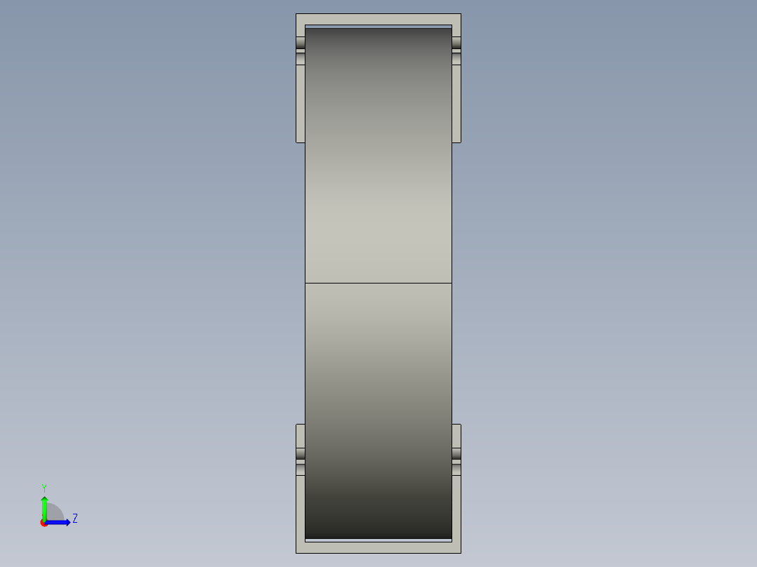 THK_SILEBEAR(无连接电缆拖链)KSL _KSH左视图
