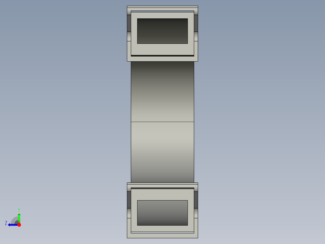 THK_SILEBEAR(无连接电缆拖链)KSL _KSH右视图