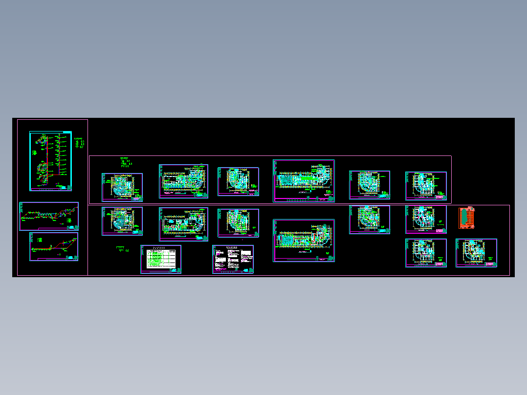 某高层酒店空调平面图