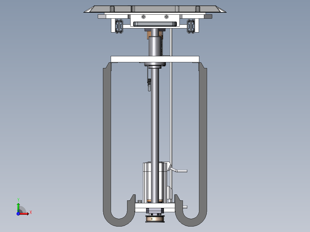 Tray盘上下料设备前视图