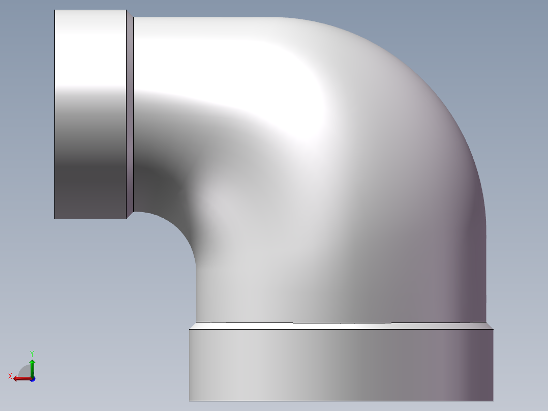 弯头-异径内丝 DN15-DN8后视图
