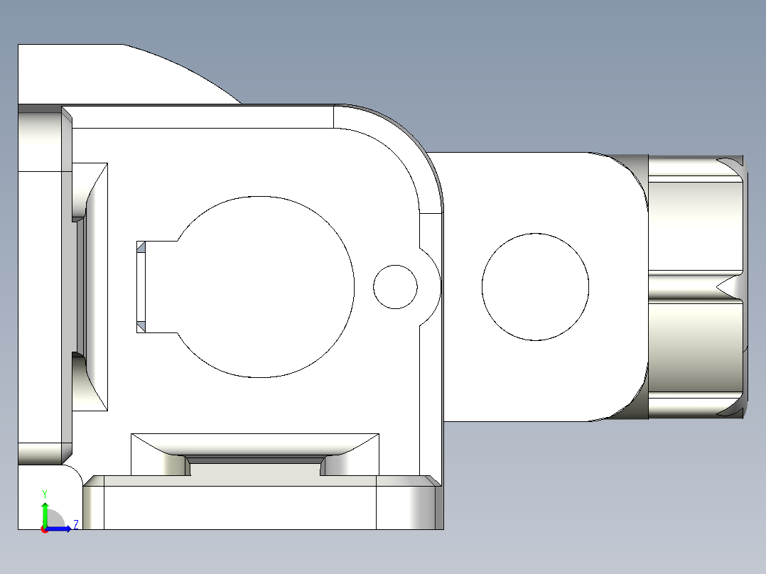 基恩士SJ-H132C_kc图纸模型左视图