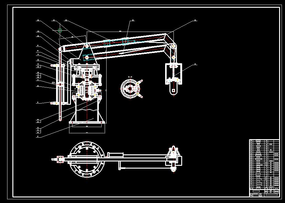 压铸机自动浇铸机械手设计【液压驱动】