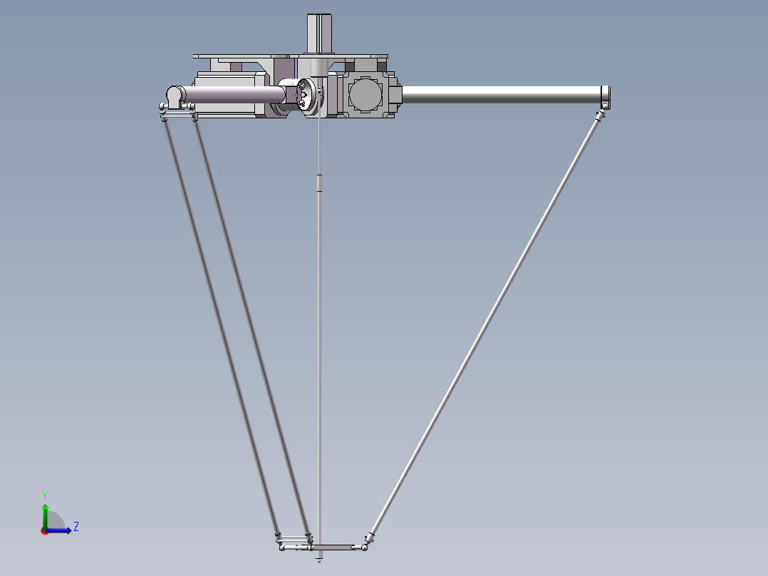 并联机器人左视图