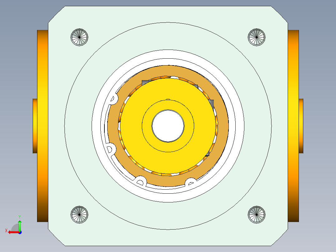 换向器PW90双孔 PGH90-L1 24-95-115-M8.stp后视图