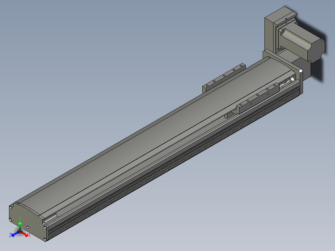 CCTL模组同步带-TL135B-RU-600正等轴测图