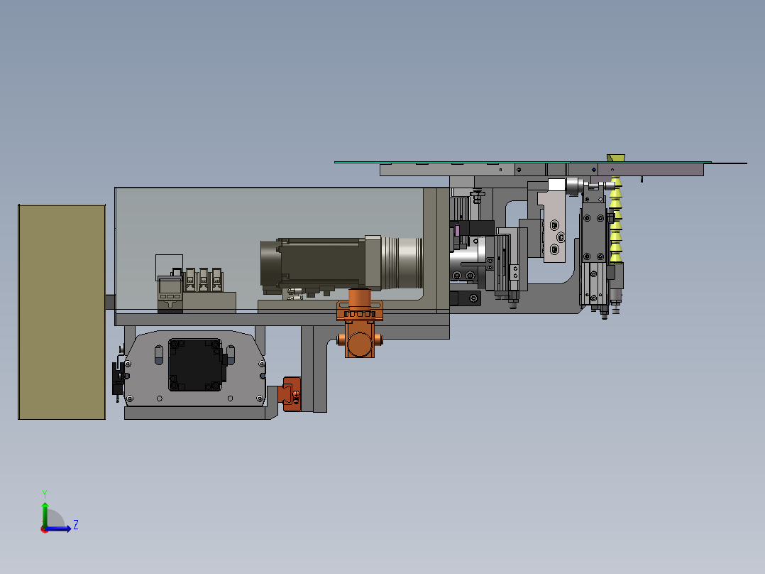 LCM撕膜组件03左视图
