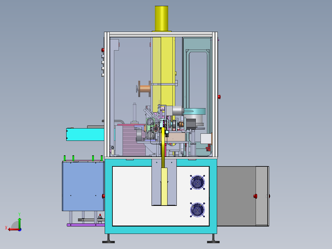 YDR-JS-CA05送料架组件后视图