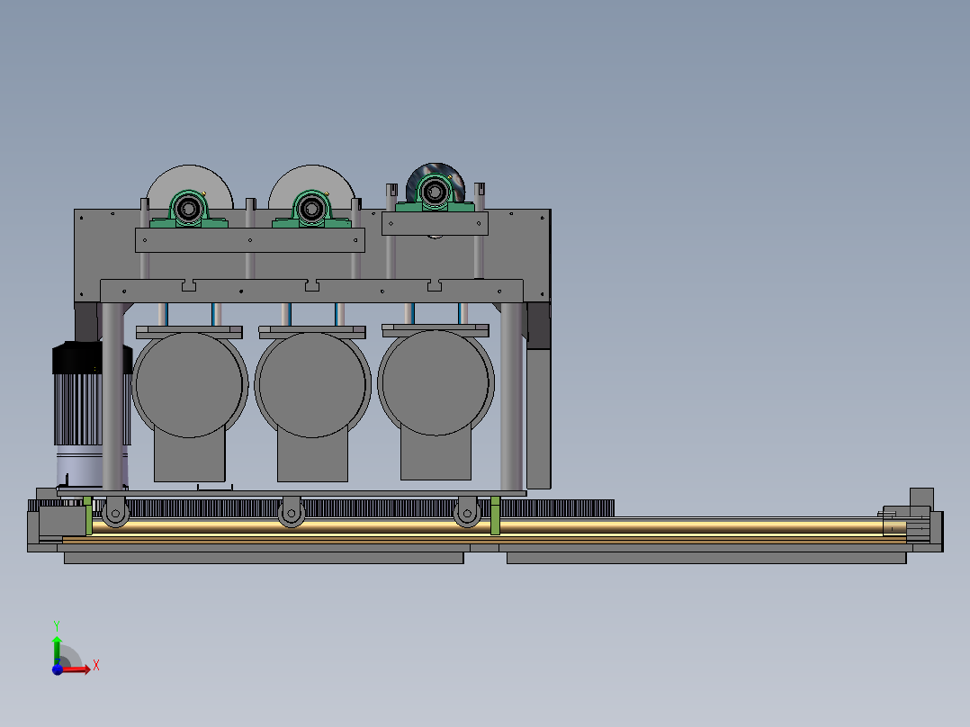 切刷小车前视图