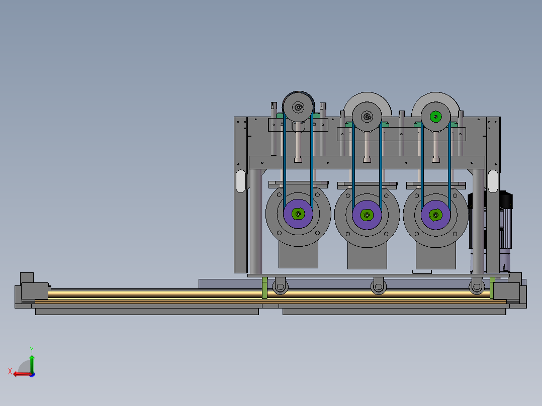 切刷小车后视图