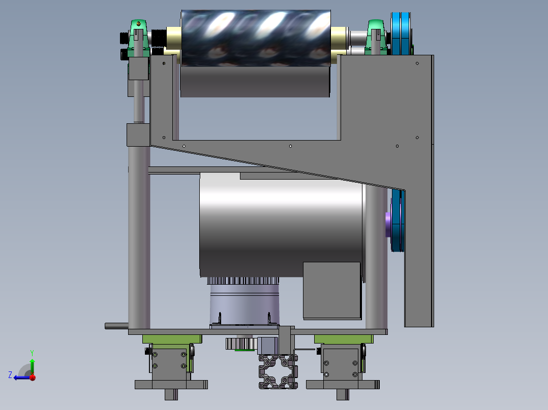 切刷小车右视图