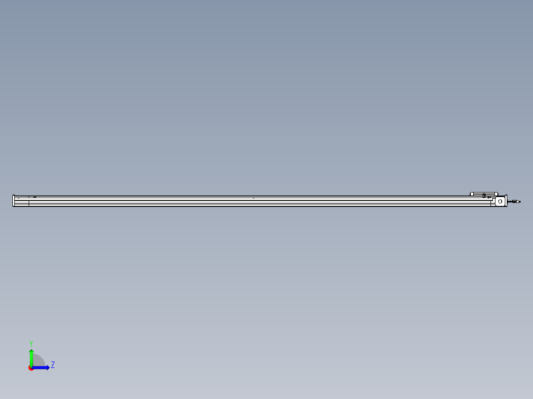 威洛博LB.GB同步带传动--欧规系列LB6A-L130-S2650-BL左视图
