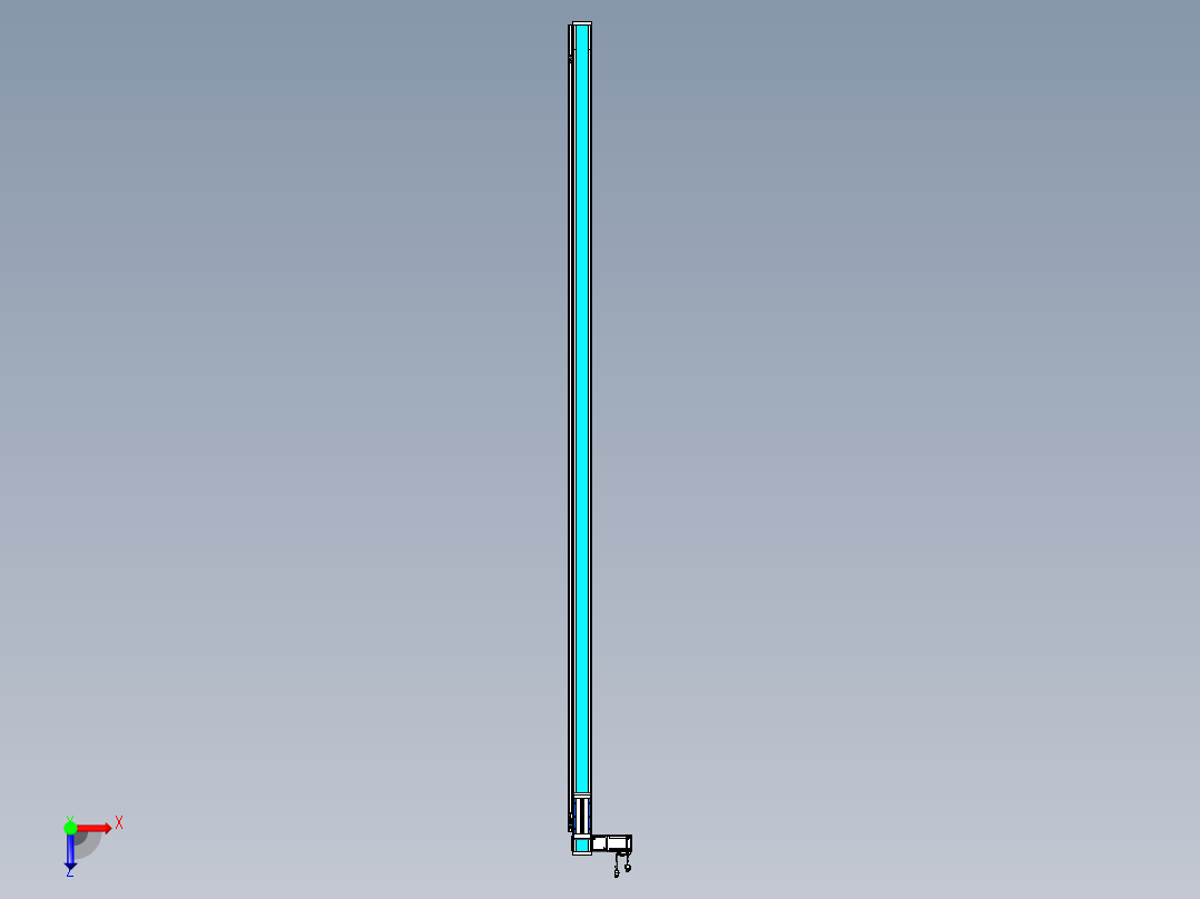 威洛博LB.GB同步带传动--欧规系列LB6A-L130-S2650-BL俯视图