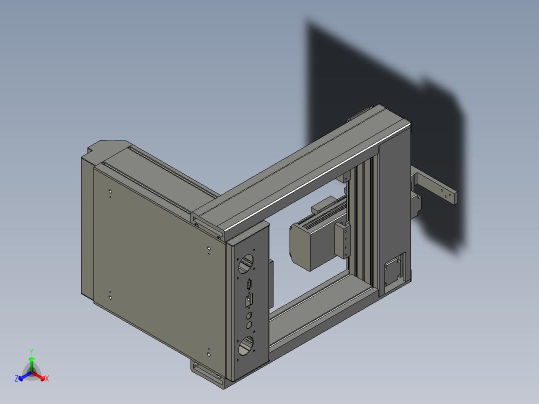 同步带桌面式平台B221-57步进