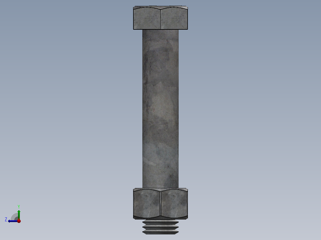 紧固件-0.7500 Helical Drill Bolt右视图