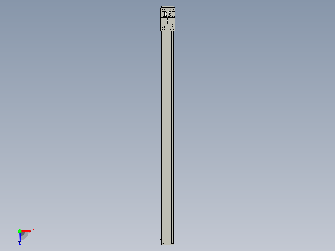 东锦齿条传动DH175G-L167-S2800-BU-减速机+750W俯视图