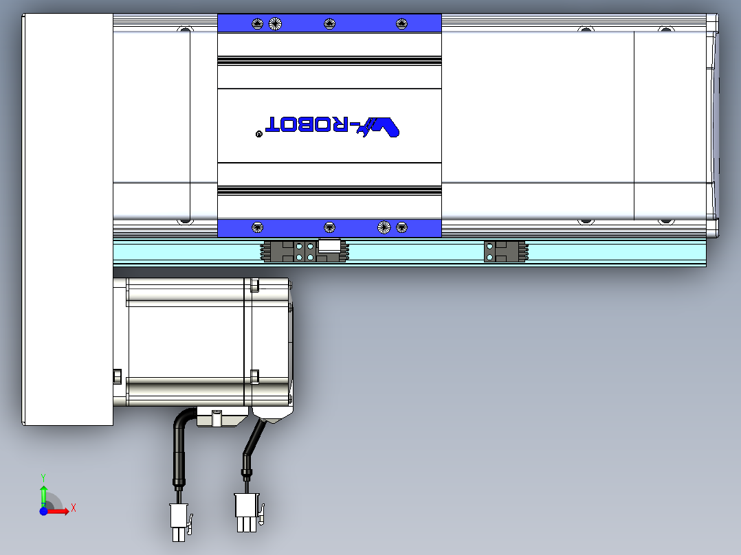 VF丝杆传动-一般环境VF14-Lxx-C-S100-BL-ZP75-C3前视图