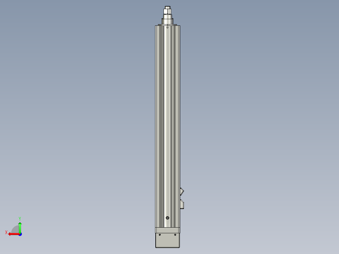 12VZ电动缸-VZ6-S400-BD后视图