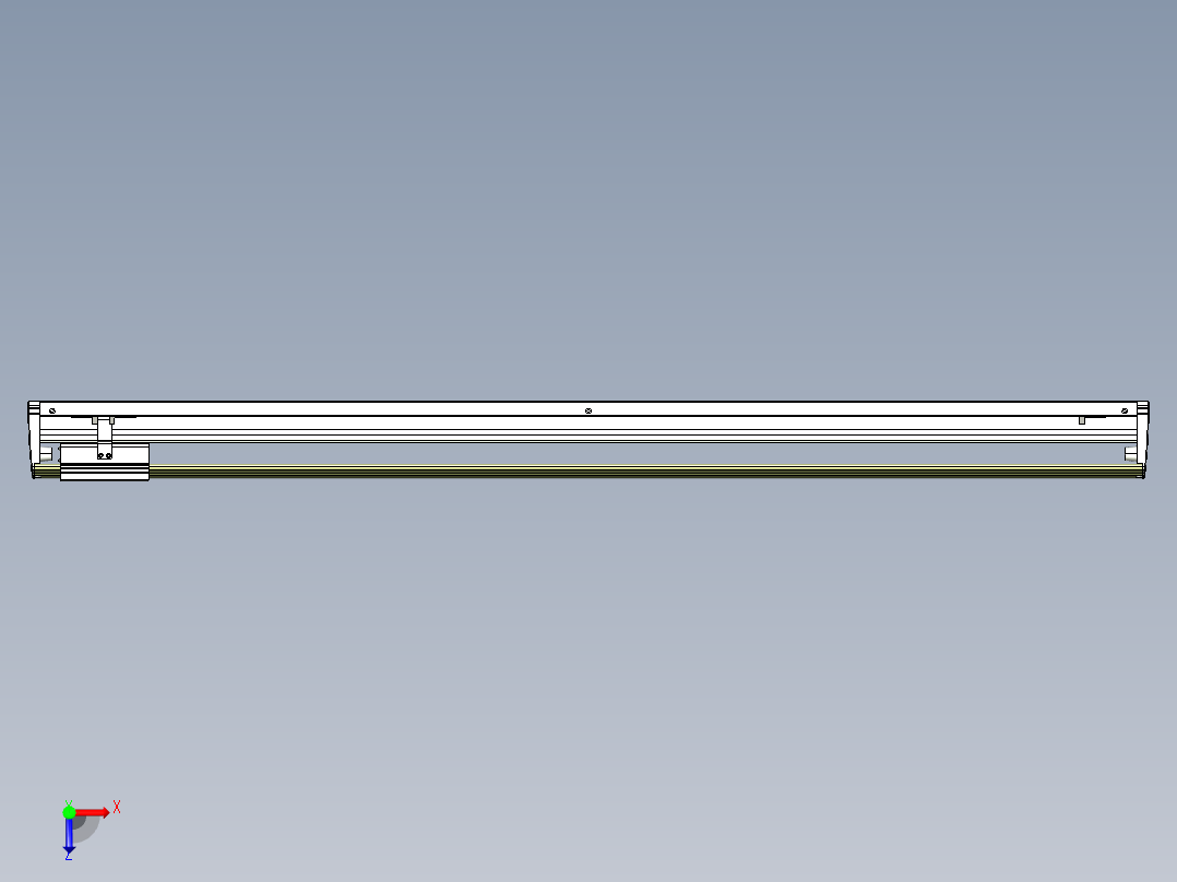 威洛博VL系列3d模型模组VL22H1Y-S1200俯视图