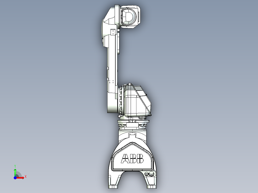 ABB全系列机器人3-3D模型 (144)前视图
