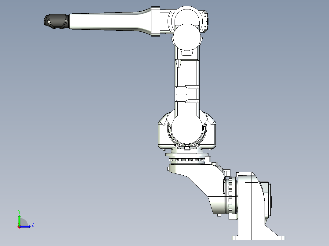 ABB全系列机器人3-3D模型 (144)左视图
