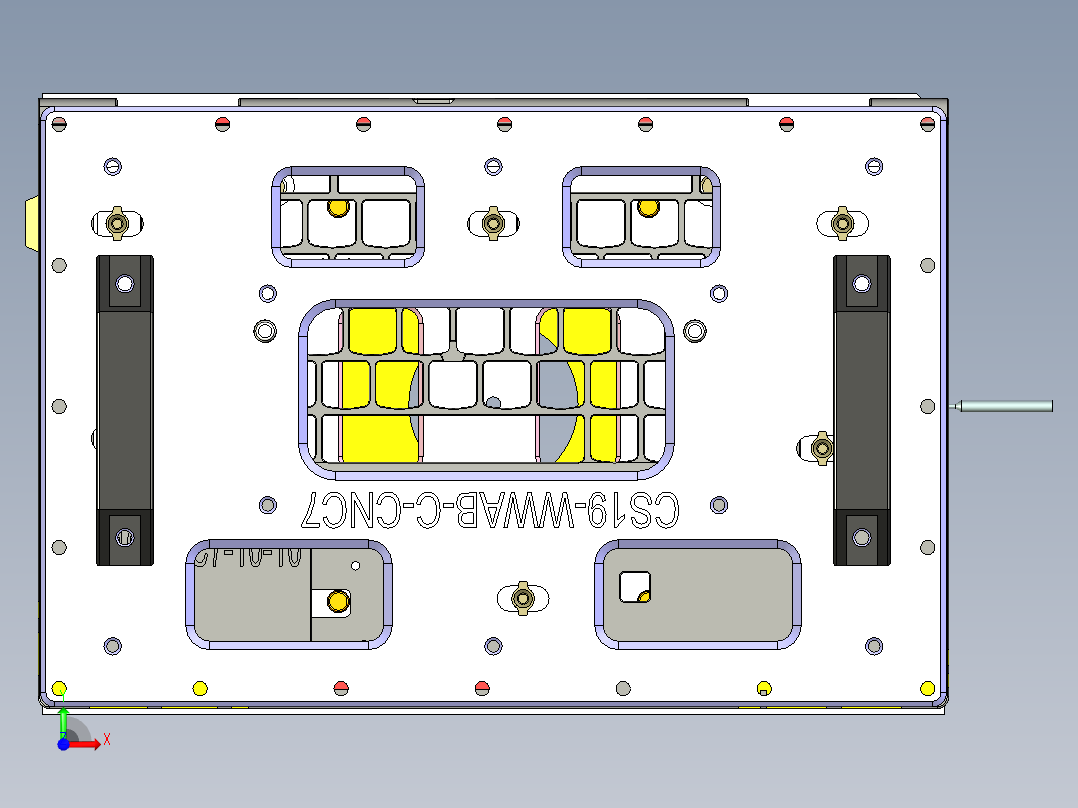 CS19-WWAB-C-CNC7笔记本CNC工装夹具三维模型-181011前视图