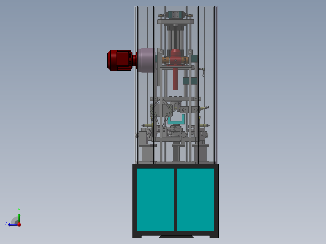 立式超声波焊接设备sw17右视图