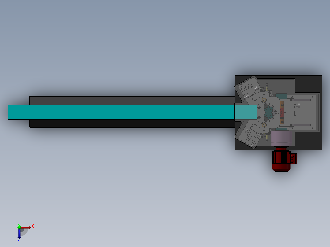 立式超声波焊接设备sw17俯视图