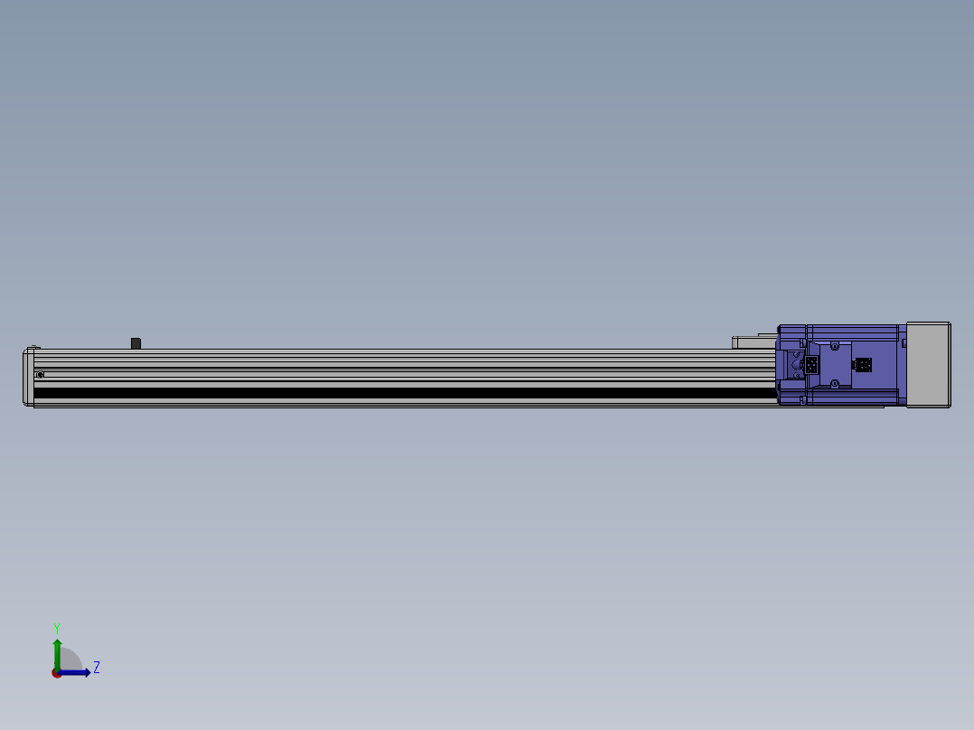 精密模组MY60-T10-500L-BR-P20B-C4-C左视图