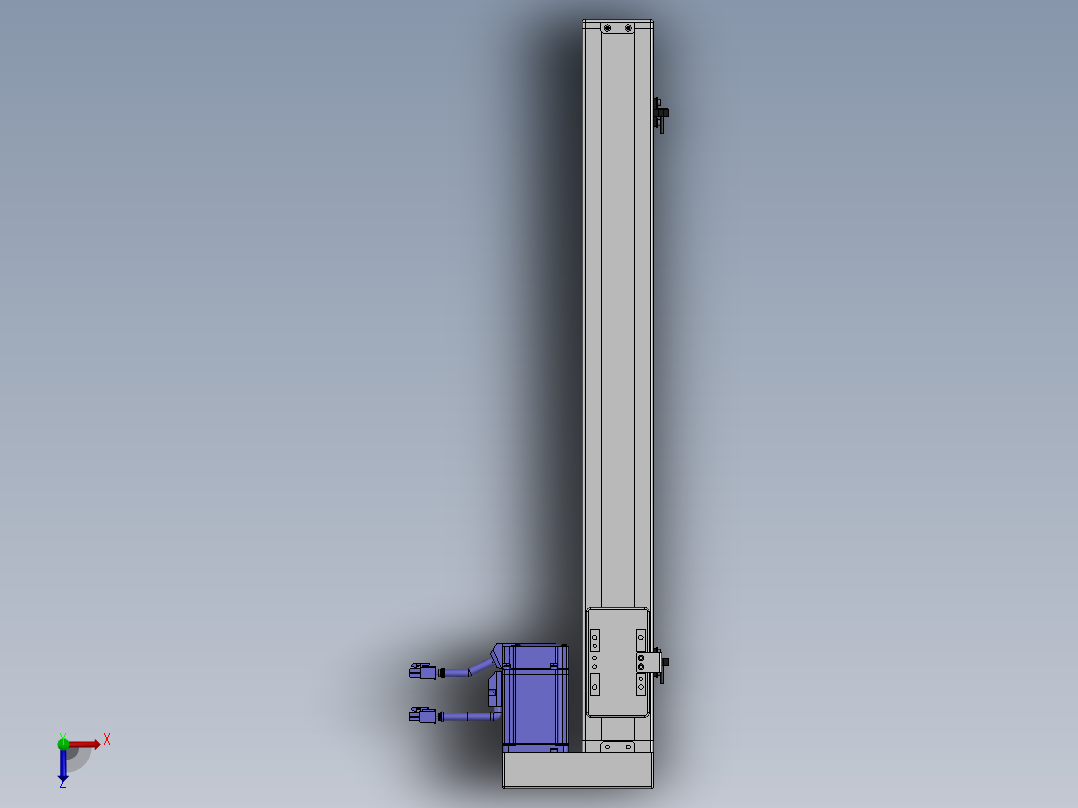 精密模组MY60-T10-500L-BR-P20B-C4-C俯视图