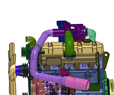 东方红拖拉机增压发动机