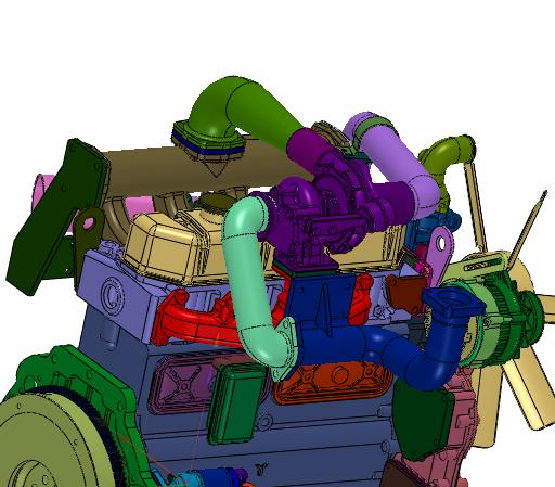 东方红拖拉机增压发动机