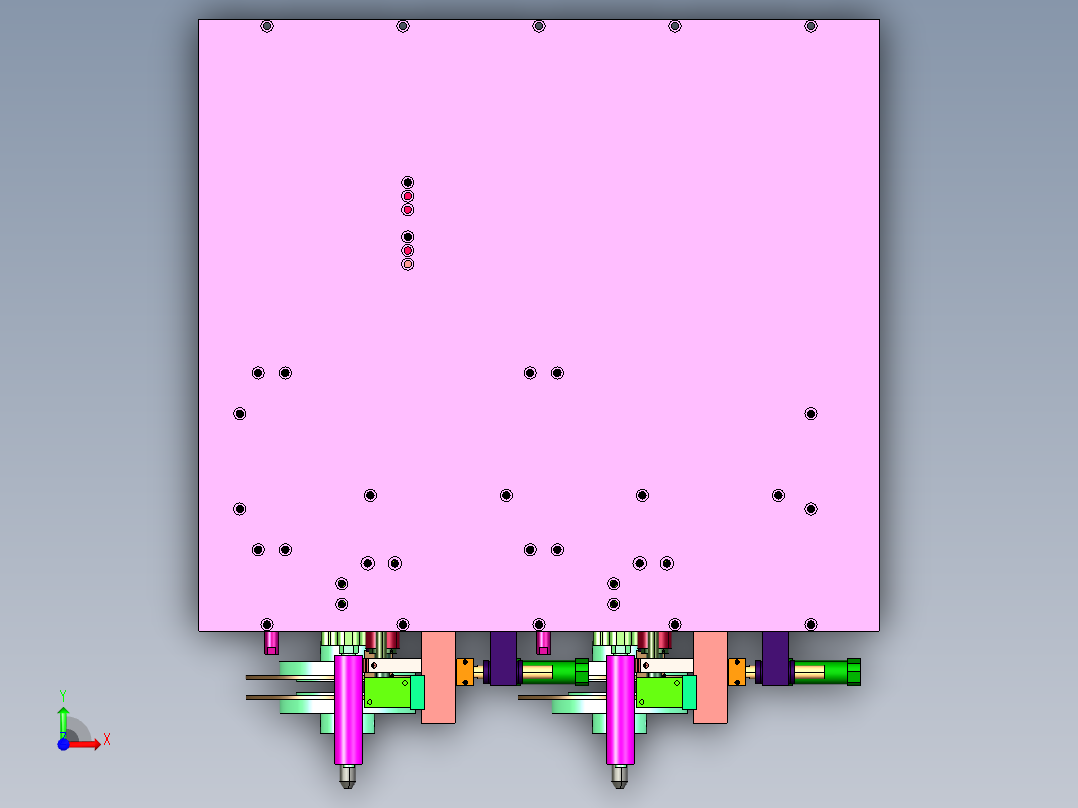 小家电控制板变压器缠绕胶带机前视图
