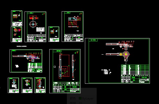 手动弯管机（全套CAD图纸） 机械设计CAD图纸DWG图纸2D图纸