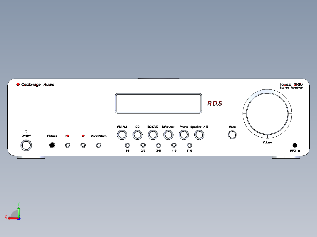 功率放大器7后视图