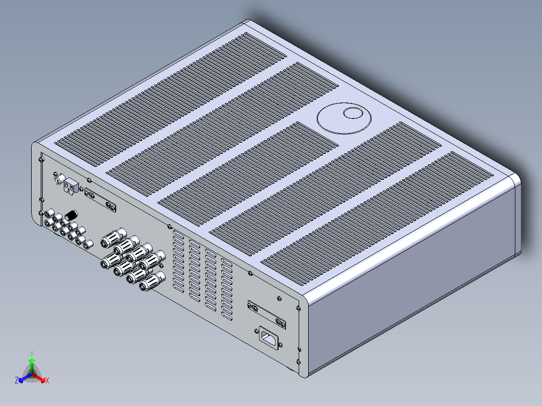 功率放大器7正等轴测图