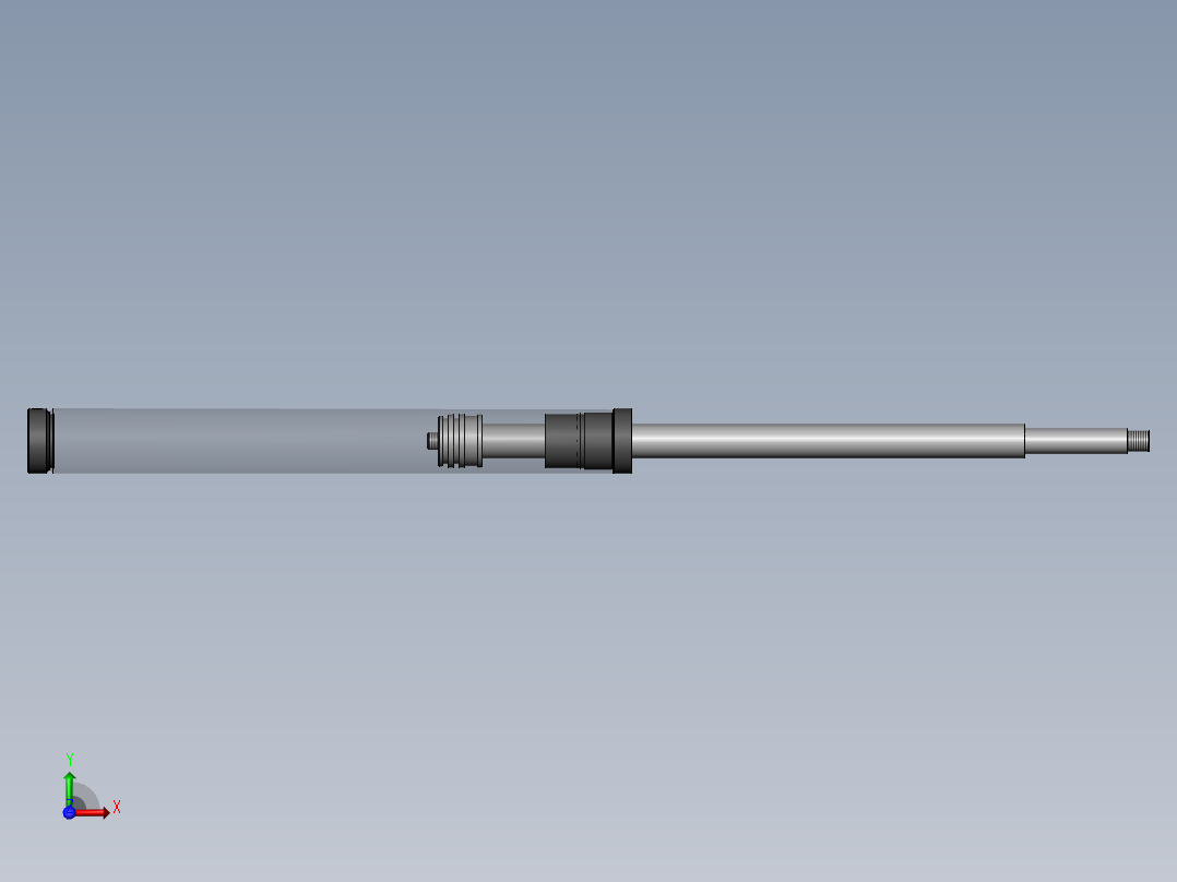 铲式63油缸前视图
