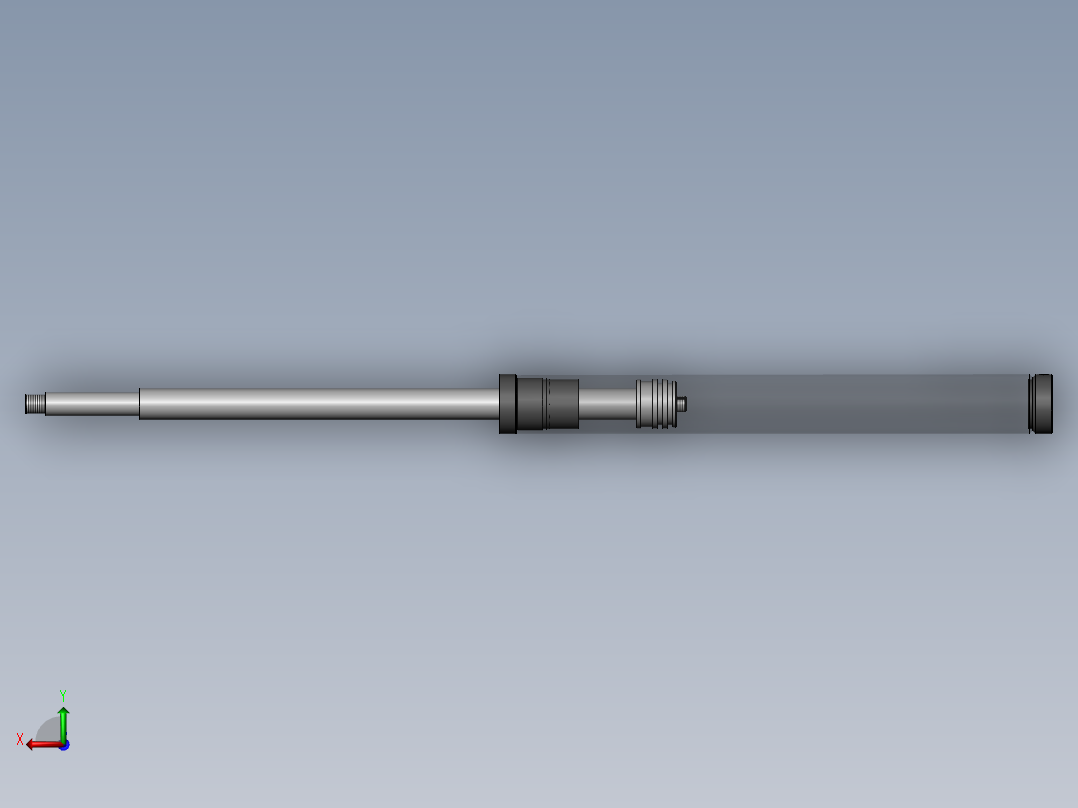 铲式63油缸后视图