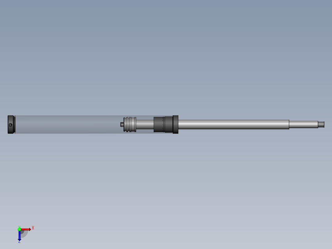 铲式63油缸俯视图