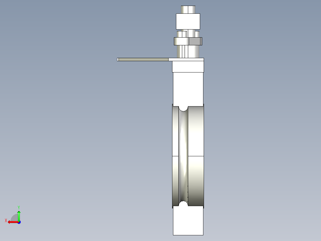 阀门模型-______(SNJ)后视图