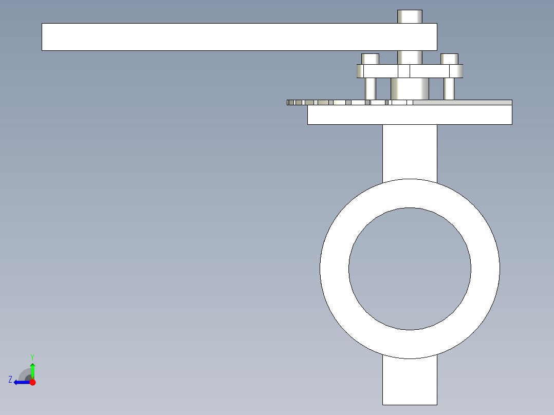 阀门模型-______(SNJ)右视图