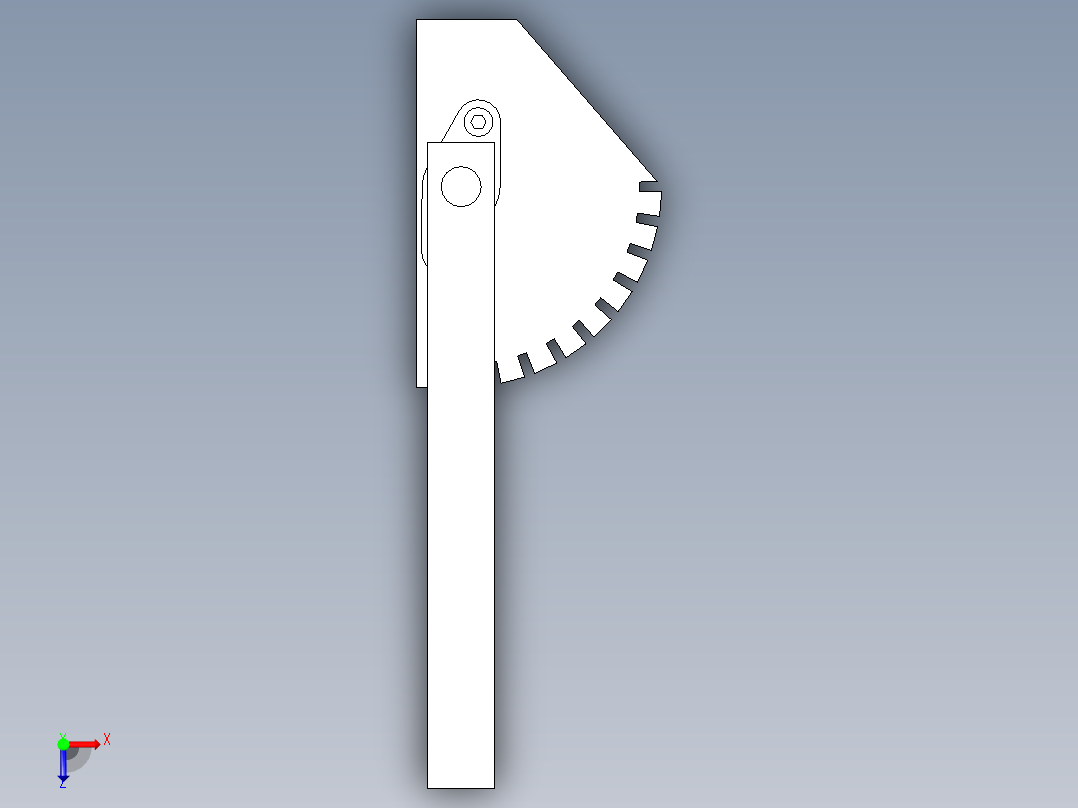 阀门模型-______(SNJ)俯视图