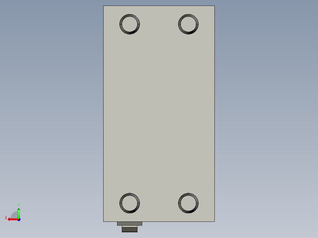 基恩士CV-R11amp_kc图纸模型后视图