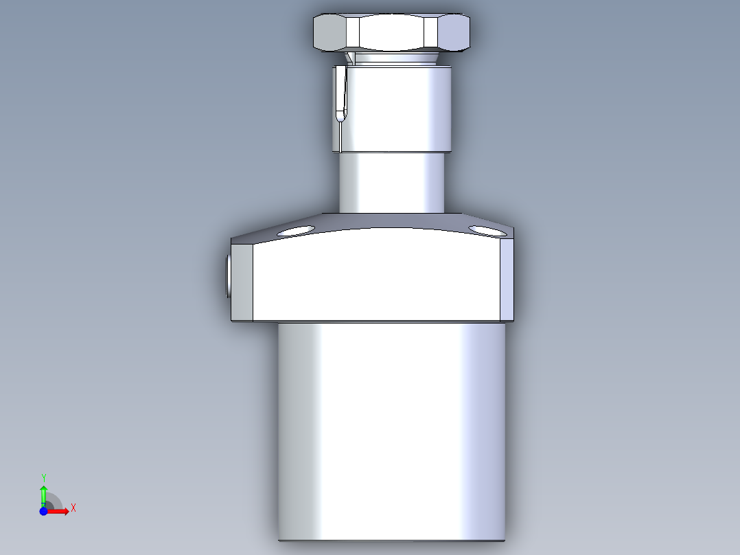 KOSMEKLHA0650-GR-Y30多系列多零件图纸模型前视图
