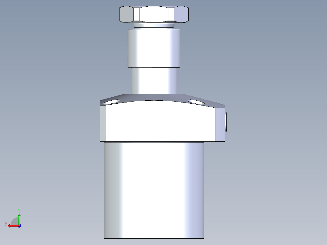 KOSMEKLHA0650-GR-Y30多系列多零件图纸模型后视图